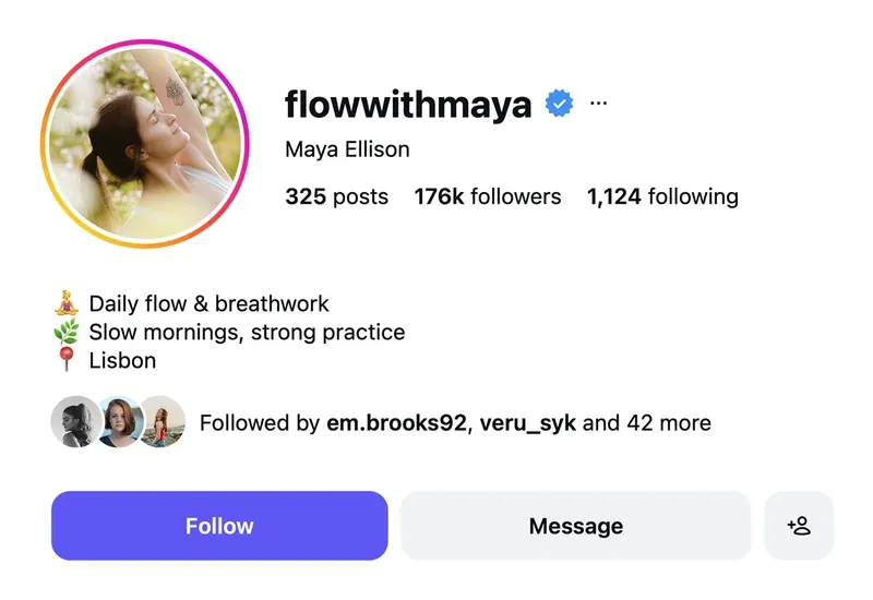 Profil na Instagramu, ze kterého dashboard vznikl